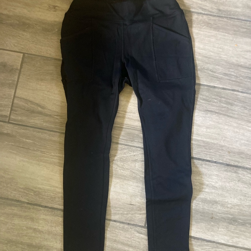 Carhartt Black Leggings Heavy Weight Size Small Short